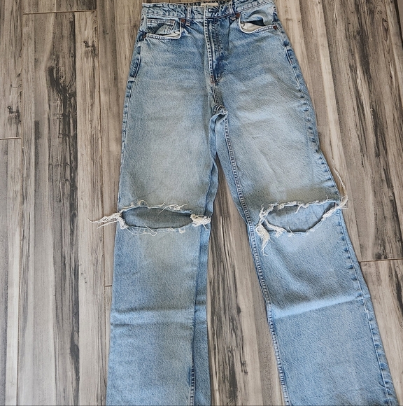 Zara Denim - Zara High Rise Women Jeans - Light Blue